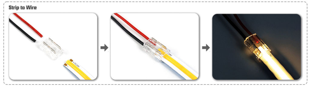 strip to wire