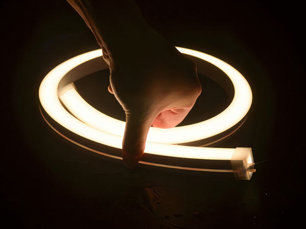 side bend neon strip for flexible corner and edge lighting applications