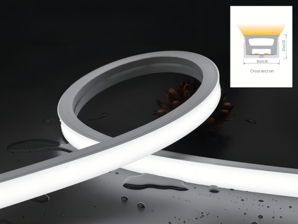 top bend vs side bend neon strip bending direction comparison