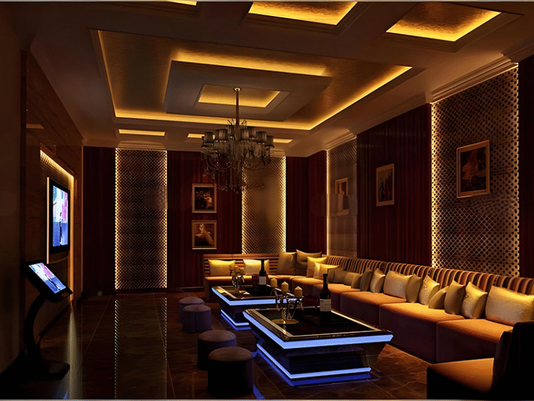 RGBW LED strip light for restaurant cove lighting design