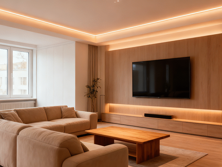 cob-led-strip-living-room-accent-lighting