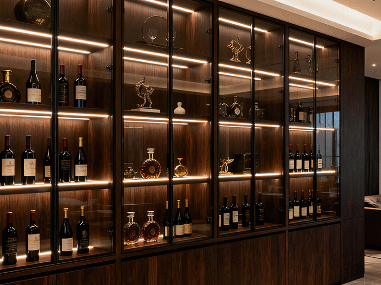 mini neon strip for wine cabinet lighting with elegant ambient effect
