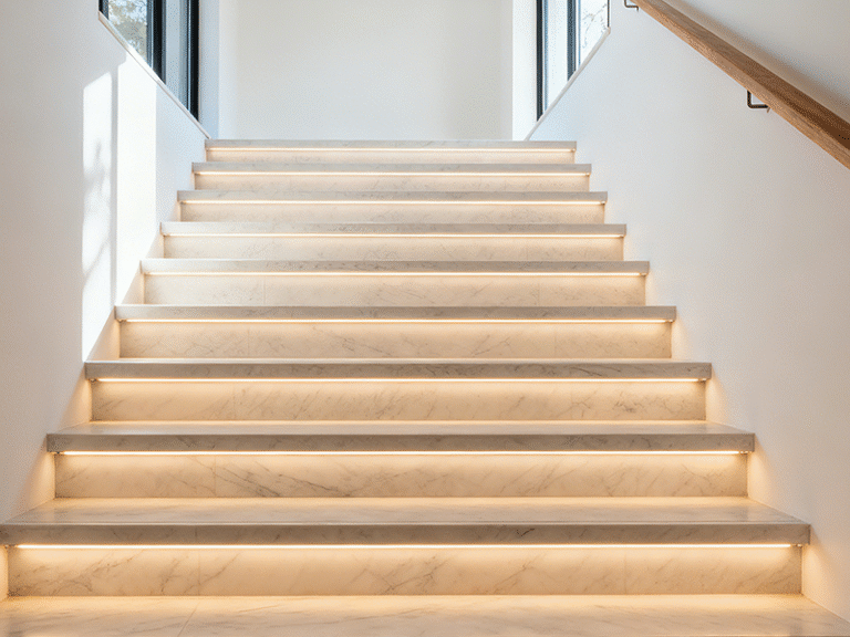 mini LED neon strip for stair lighting with safe low voltage illumination