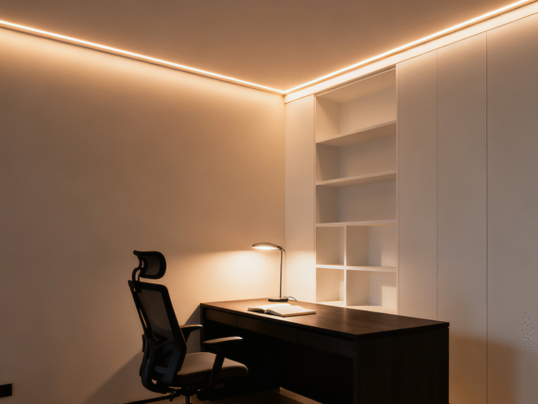 Office ceiling cove lighting COB LED strip