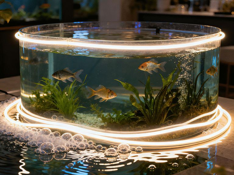 Waterproof LED strip lights for aquarium underwater lighting