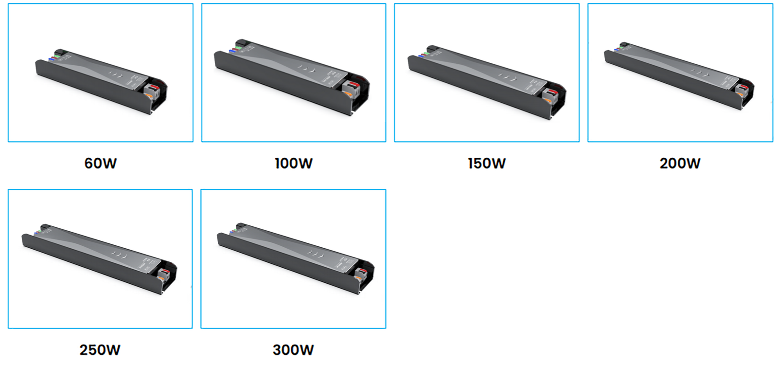 dimmable LED driver non waterproof type for indoor lighting projects and LED strip lights
