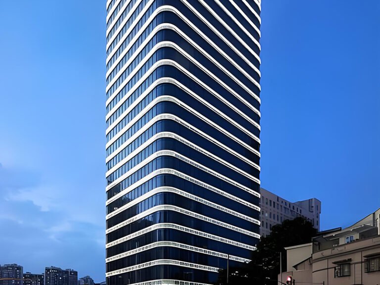 architectural facade outline lighting for modern buildings